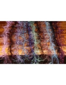 Hareline Dubbin Senyo's Aqua Veil in Truffle Butter